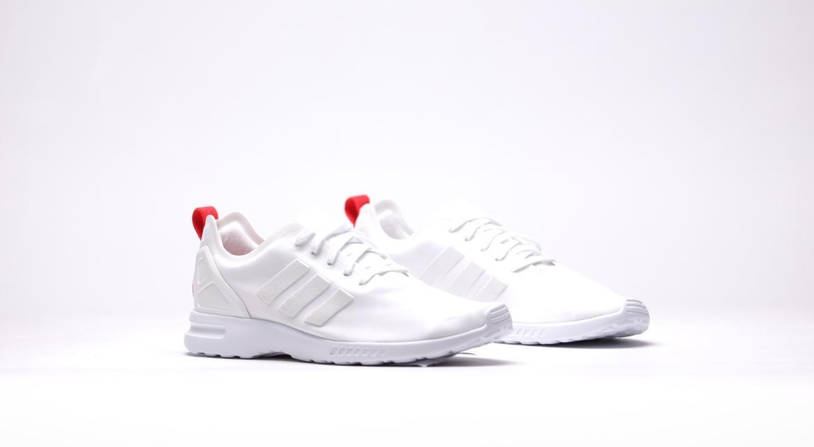 ホワイト adidas Originals ZX Flux Smooth W 